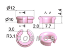 WIRE GUIDE-SLOTTED EYELET E 033 G