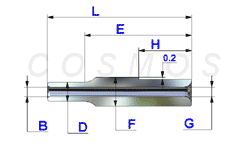 NOZZLE GUIDE ALPHABETICAL DIMENSIONAL LEGEND